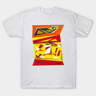 Item F10 of 30 (Flaming Hot Cheetos Abstract Study) T-Shirt